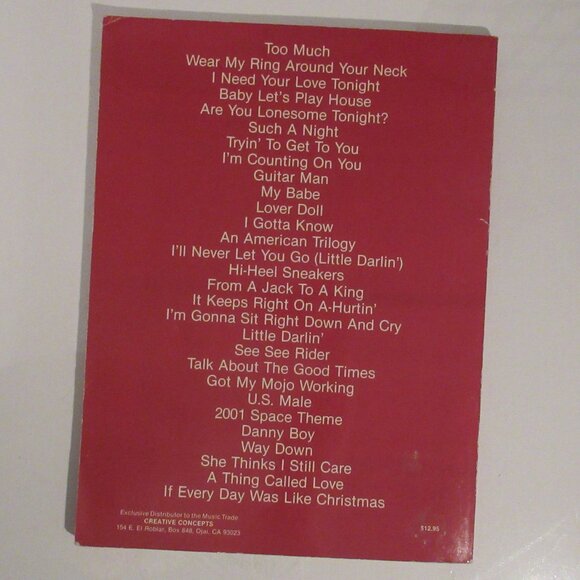 Music Sheets/Book, Elvis Presley, His Best, Volume 1, Vintage - Picture 7 of 7